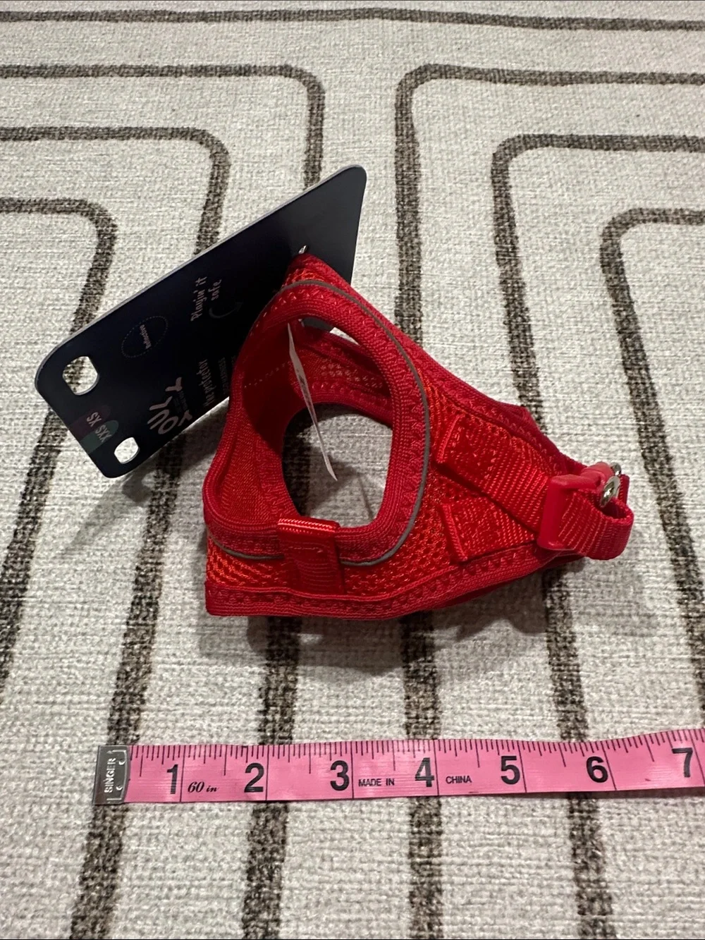 The Protector Red Dog Harness - XXS